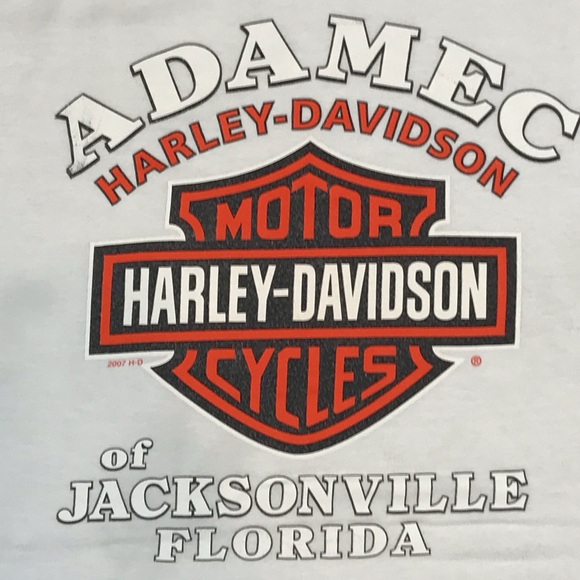 Harley-Davidson Motorcycles Jacksonville Florida 2007 Joker’s Wild Card T-Shirt - Picture 5 of 9